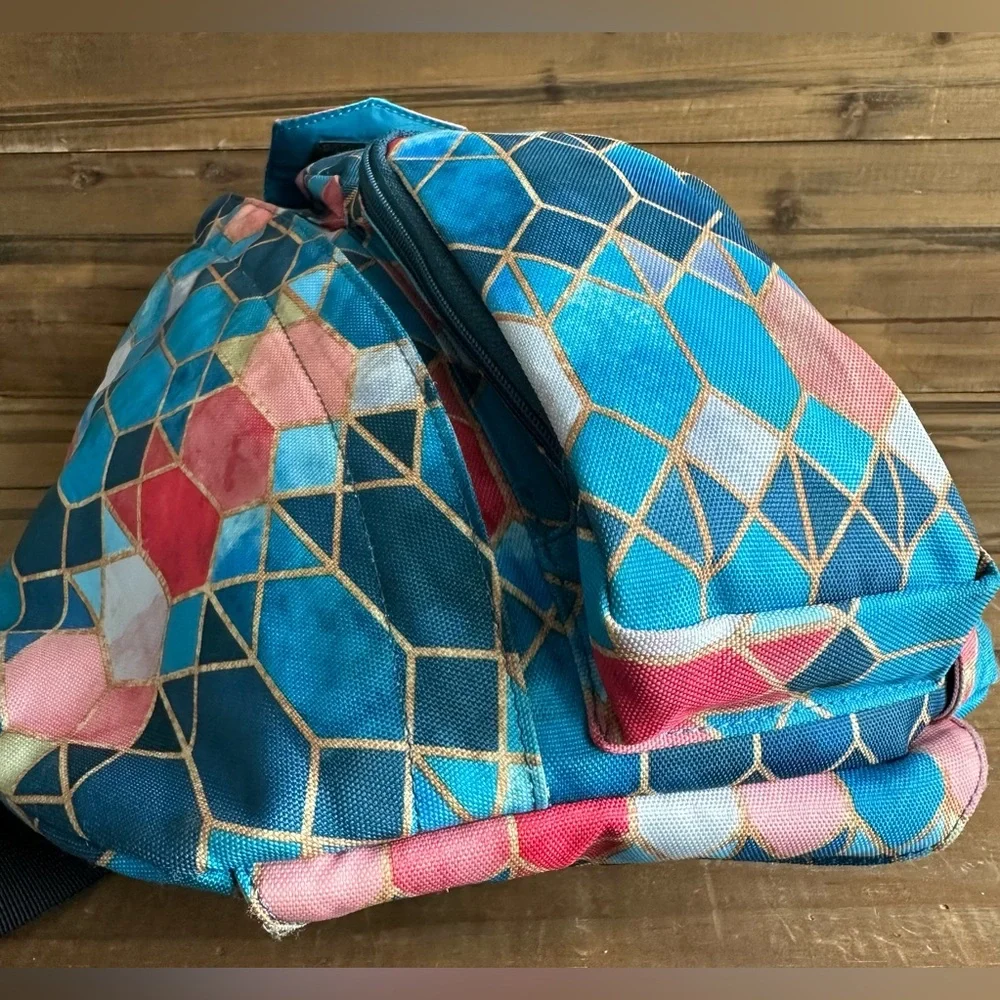 KAVU Stained Glass Rope Sling Crossbody & Wallet - Picture 7 of 14